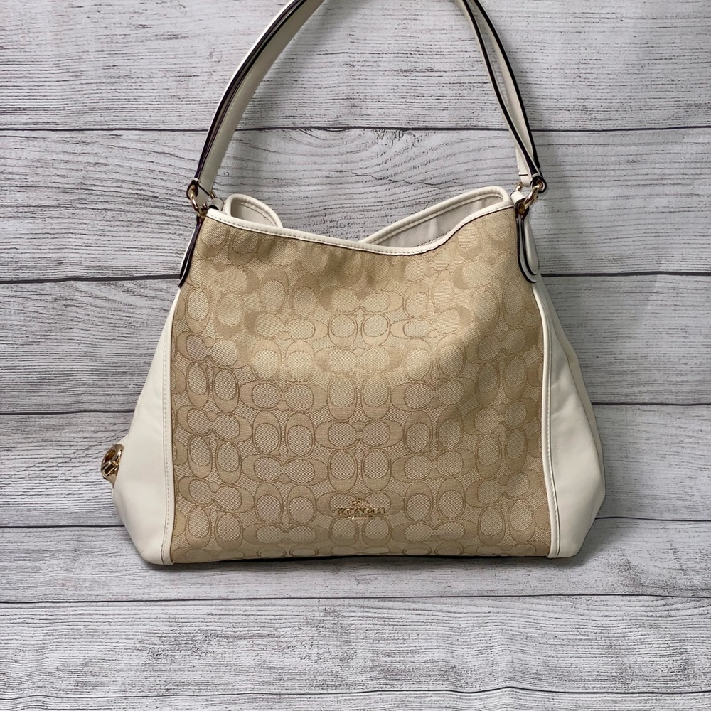 Coach Edie 31 Ladies Medium Signature Jacquard Shoulder Bag